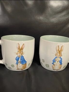 Easter Peter Rabbit Mugs, Set of 2